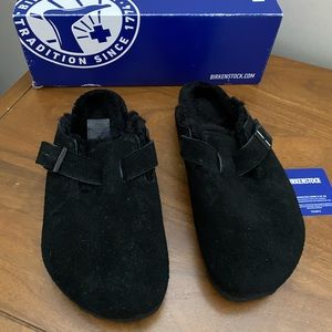Brand new with tags and box Birkenstock Boston Shearling size 37 regular width